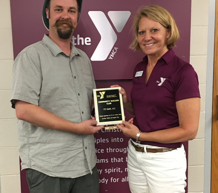 F3 Supports YMCA Kids Campaign, Receive Community Award